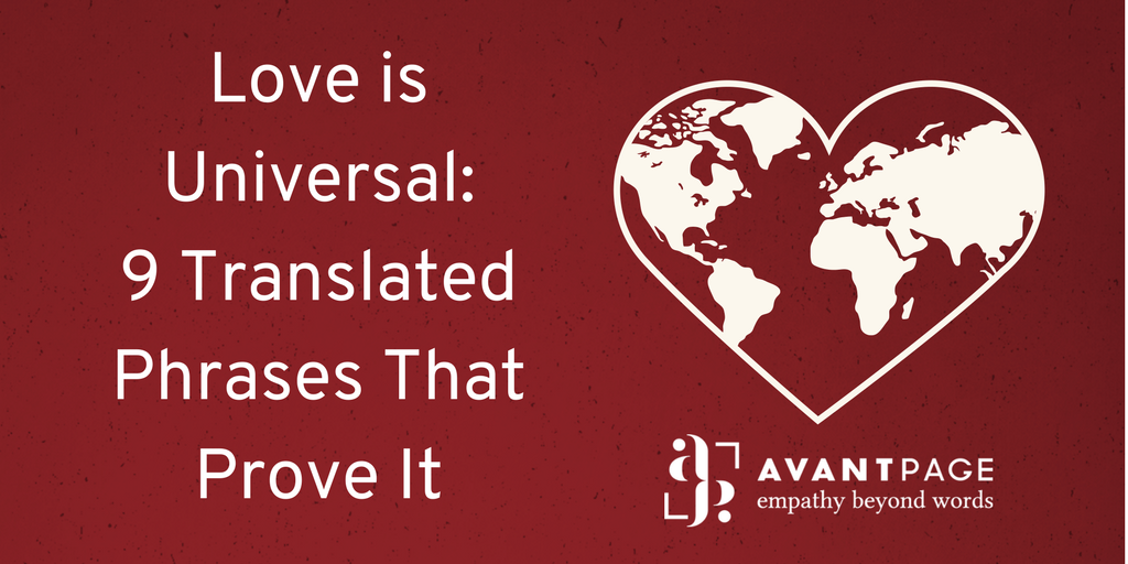 Love is Universal: 9 Translated Phrases That Prove It