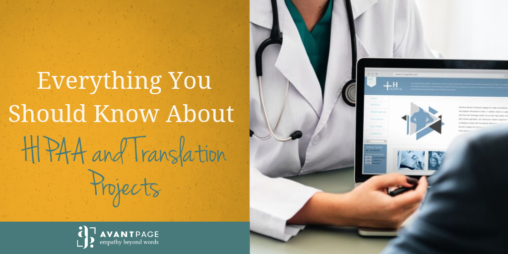Everything You Should Know About HIPAA and Translation Projects