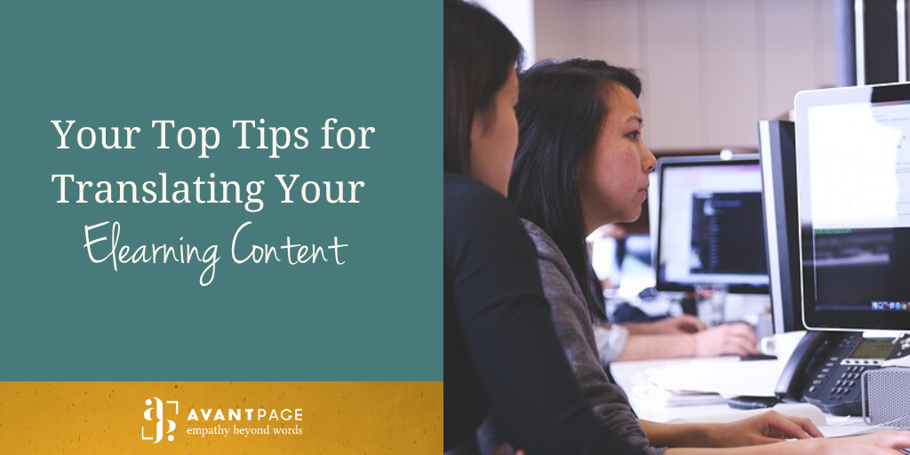 Your Top Tips for Translating Your Elearning Content