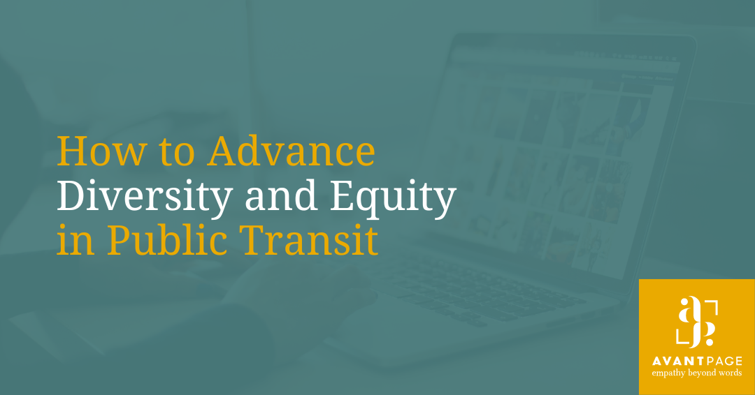 How to advance diversity and equity in public transit