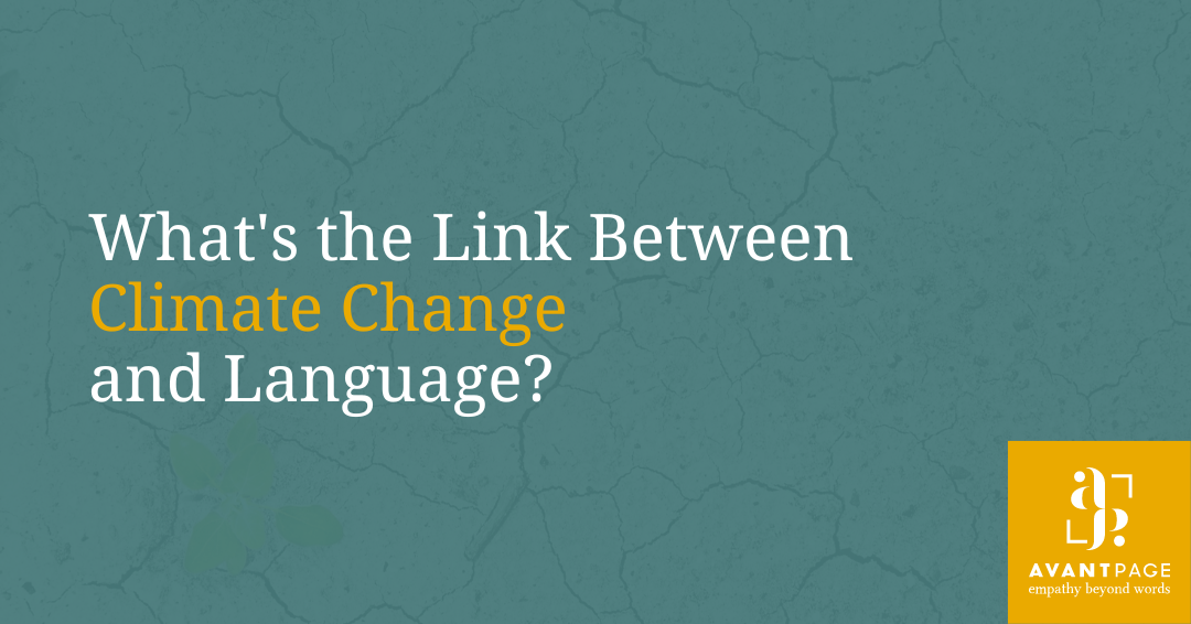 What’s the Link between Climate Change and Language?