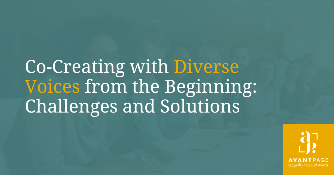 Co-Creating with Diverse Voices from the Beginning: Challenges and Solutions